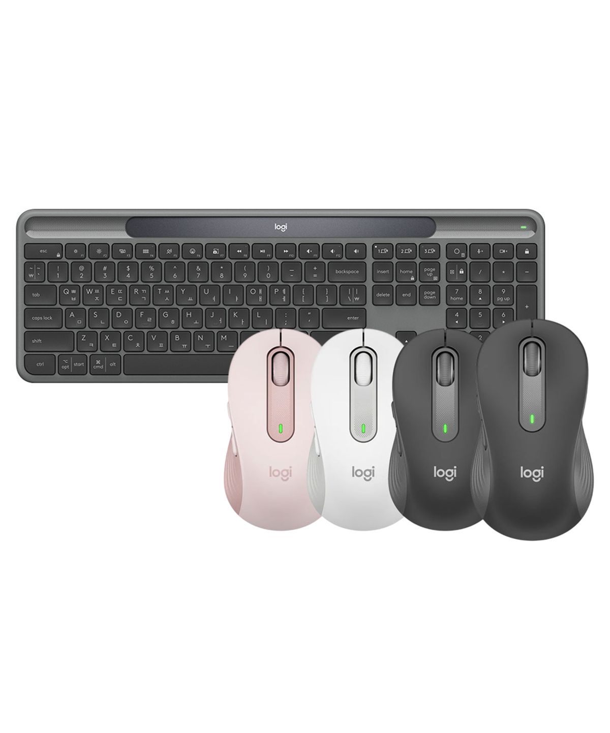 로지텍(LOGITECH) 로지텍코리아 공식 K980+M650 블루투스 키보드마우스세트