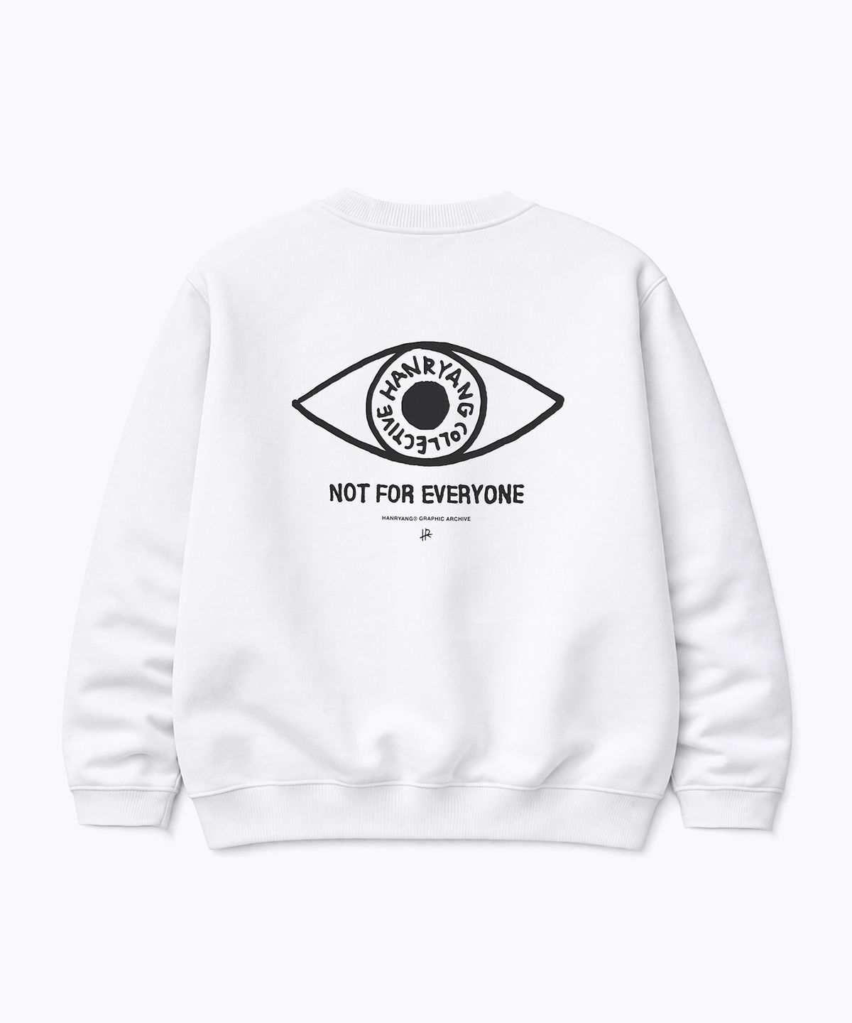 한량 컬렉티브(HANRYANG COLLECTIVE) HR EYE CREW SWEAT WHITE