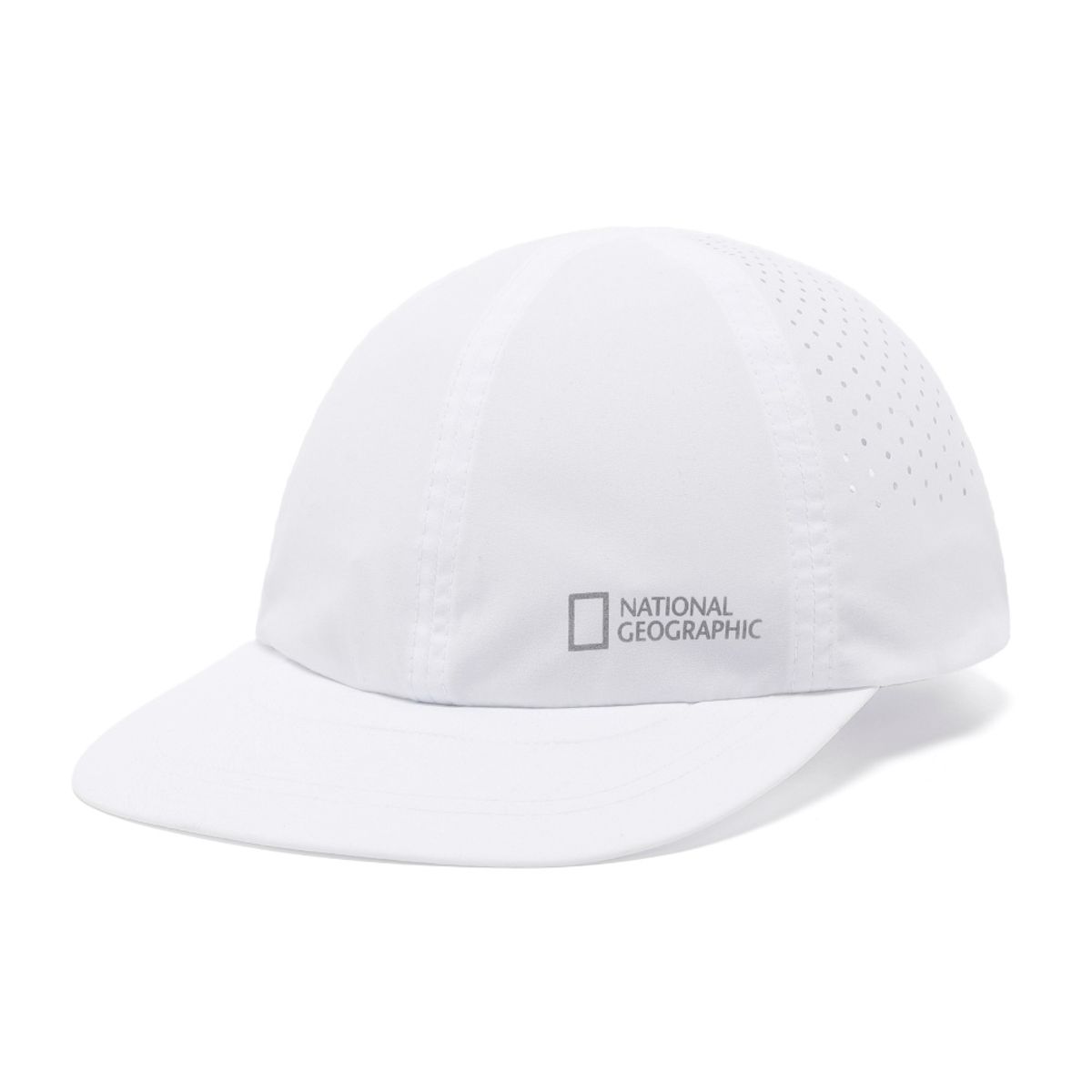 내셔널지오그래픽(NATIONALGEOGRAPHIC) N265AHA090 타공 스트레치캡 WHITE