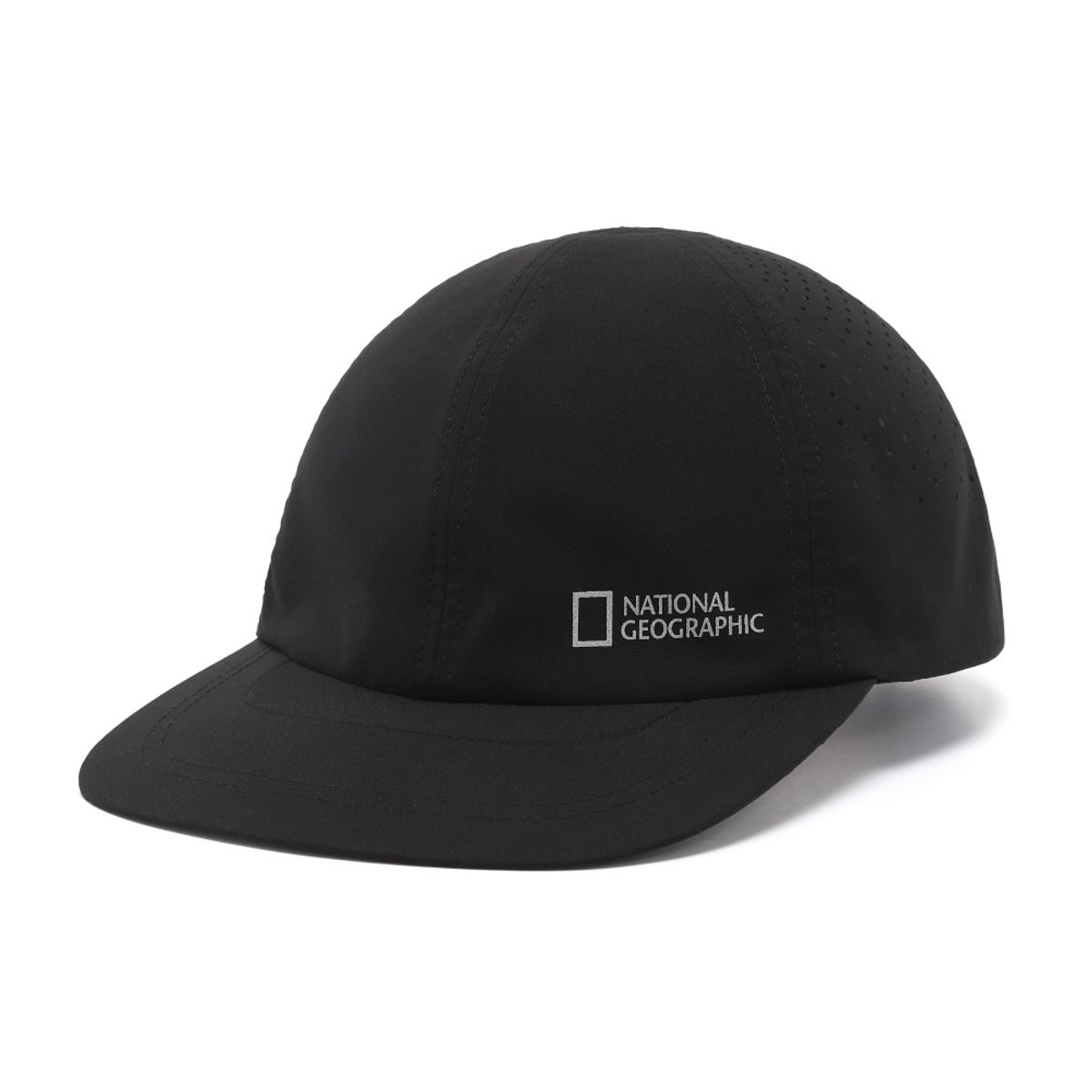 내셔널지오그래픽(NATIONALGEOGRAPHIC) N265AHA090 타공 스트레치캡 BLACK