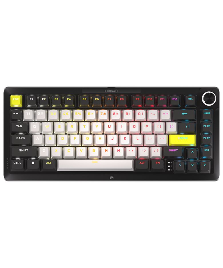 MAKR 75 DIY 키트 베어본 핫스왑 게이밍 기계식 키보드 블랙 MLX 펄스축