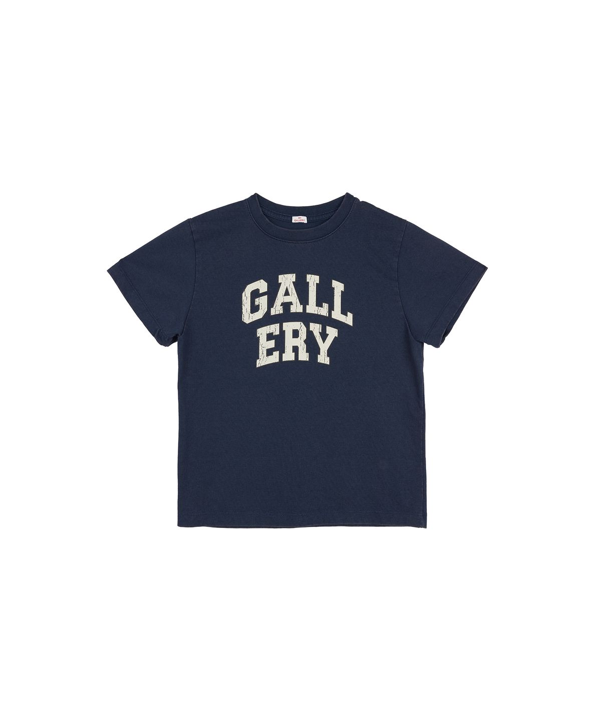1011갤러리(1011 GALLERY) Women Classic Gallery Logo T-Shirts - Navy