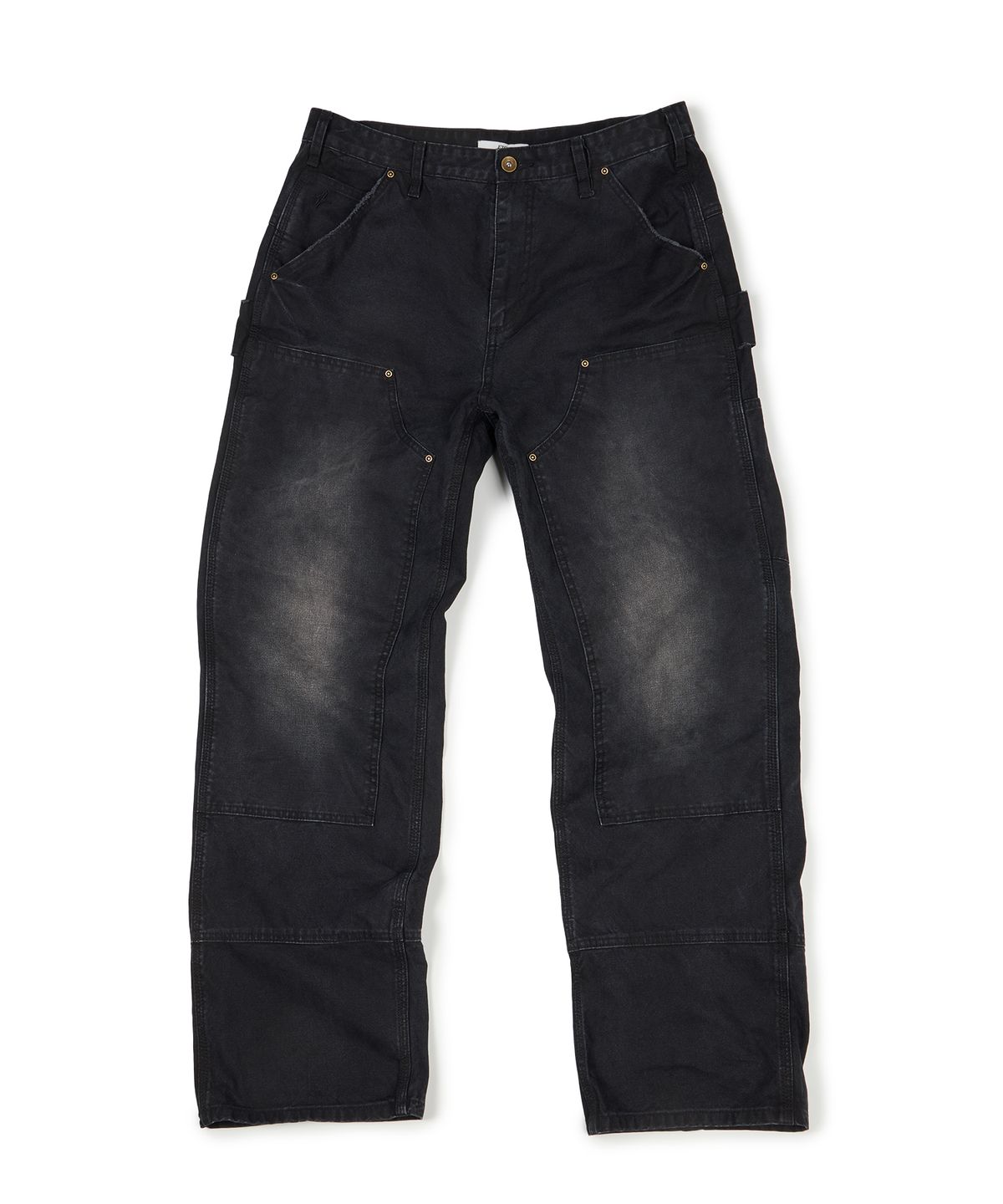 이티씨이(ETCE) DOUBLE KNEE CARPENTER PANTS (BLACK)