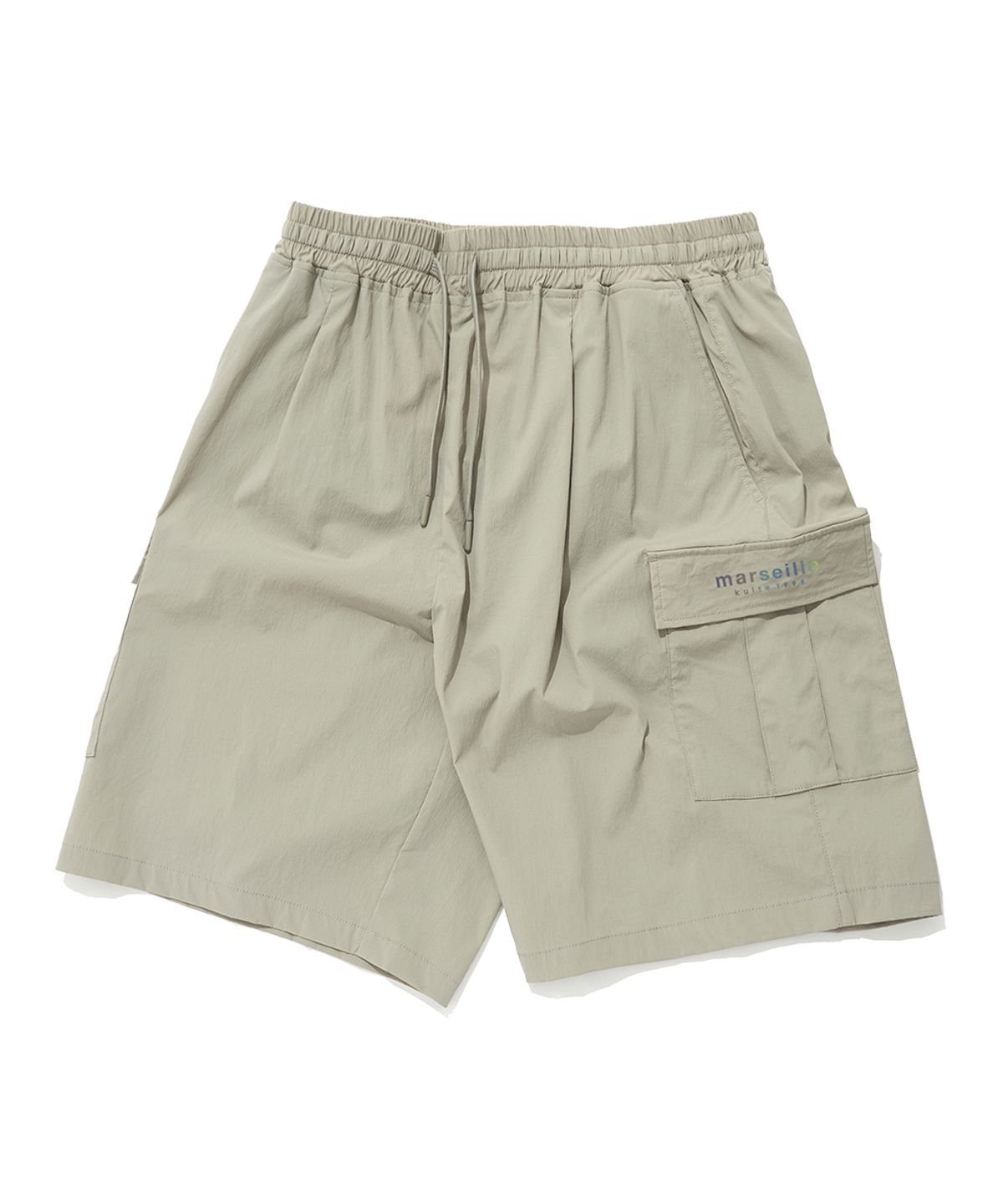 쿨트(KULTE) NYLON CARGO SHORT_BEIGE