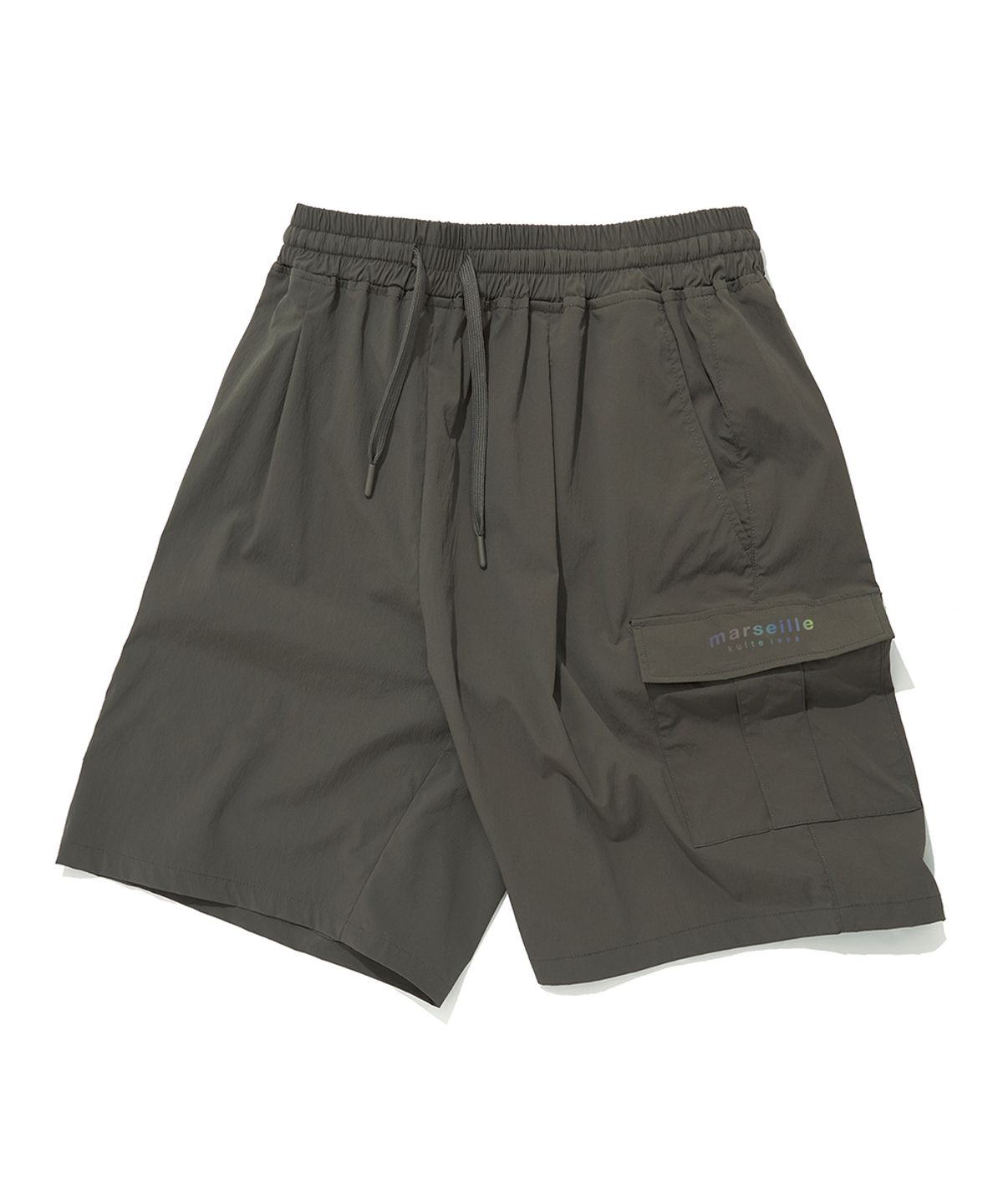 쿨트(KULTE) NYLON CARGO SHORT_KHAKI