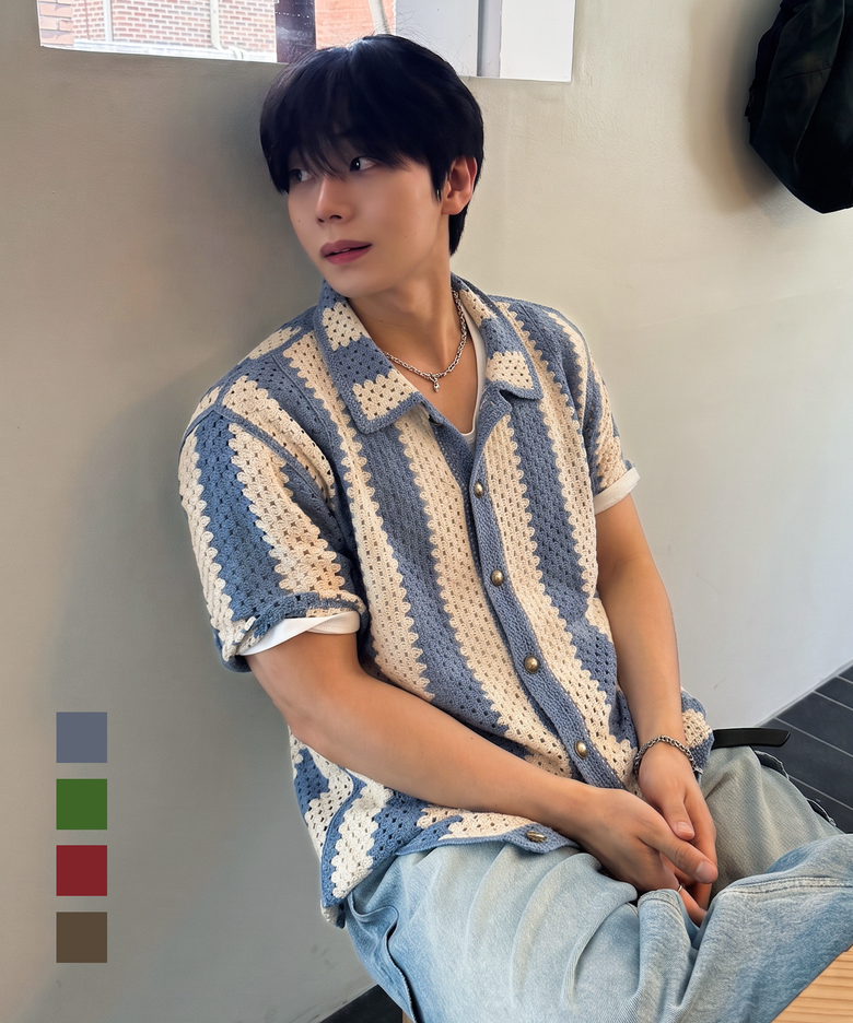하와이안 크로쉐 니트_4 COLOR