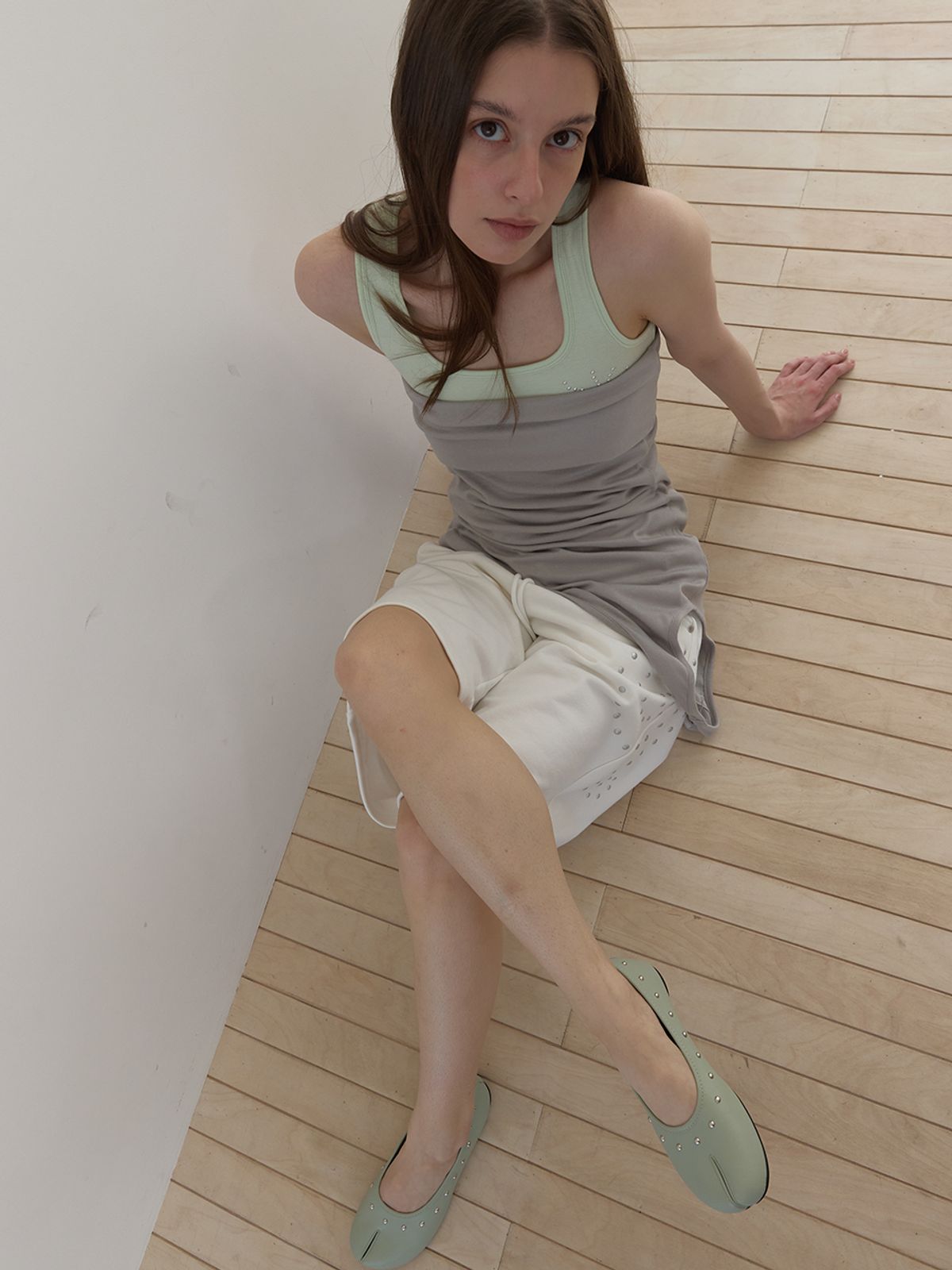 아수라(ASURA) STUD TABI FLAT (MINT)