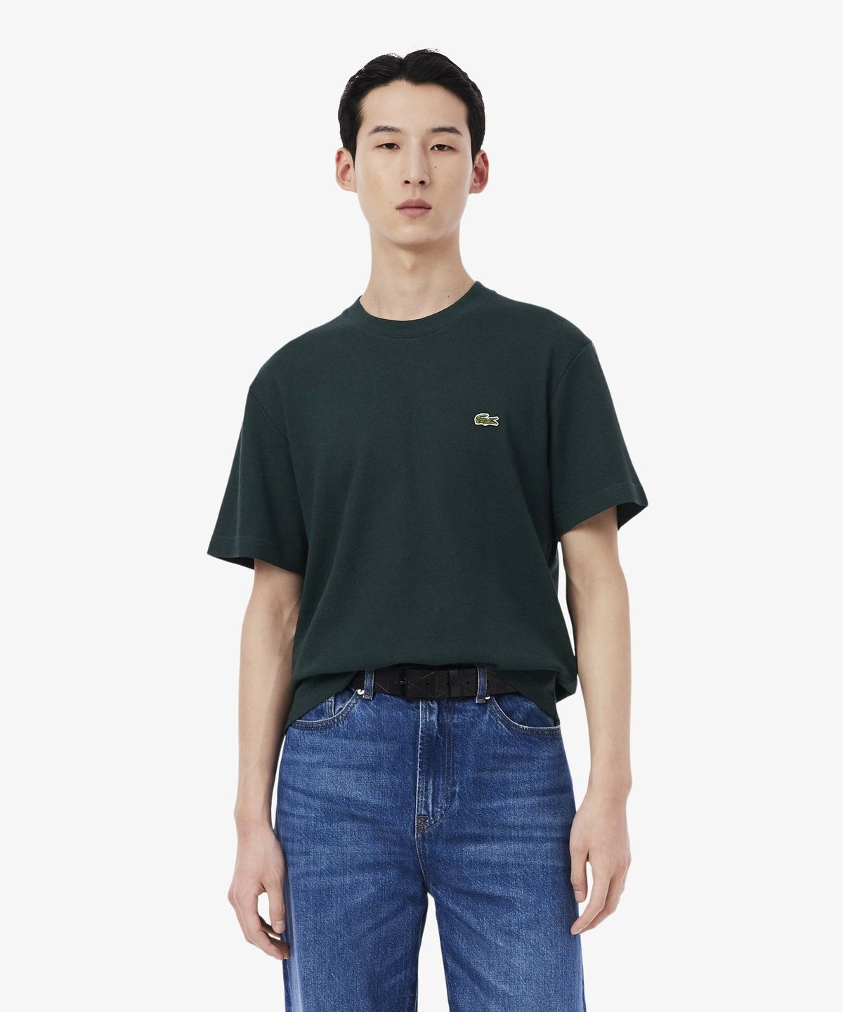 라코스테(LACOSTE) 남성 린넨 혼방 반팔 티셔츠 TH0629-56G AFK