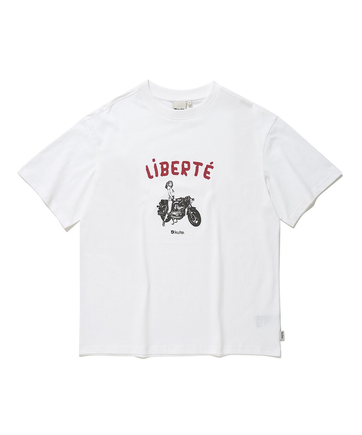 쿨트(KULTE) LIBERTE RETRO T-SHIRT_WHITE
