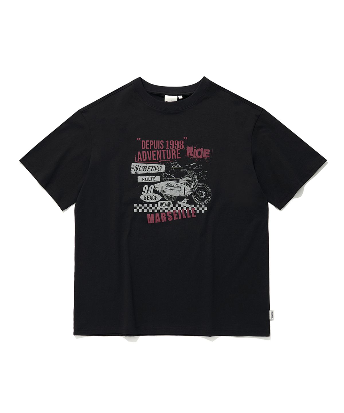 쿨트(KULTE) BIKE SURF T-SHIRT_BLACK