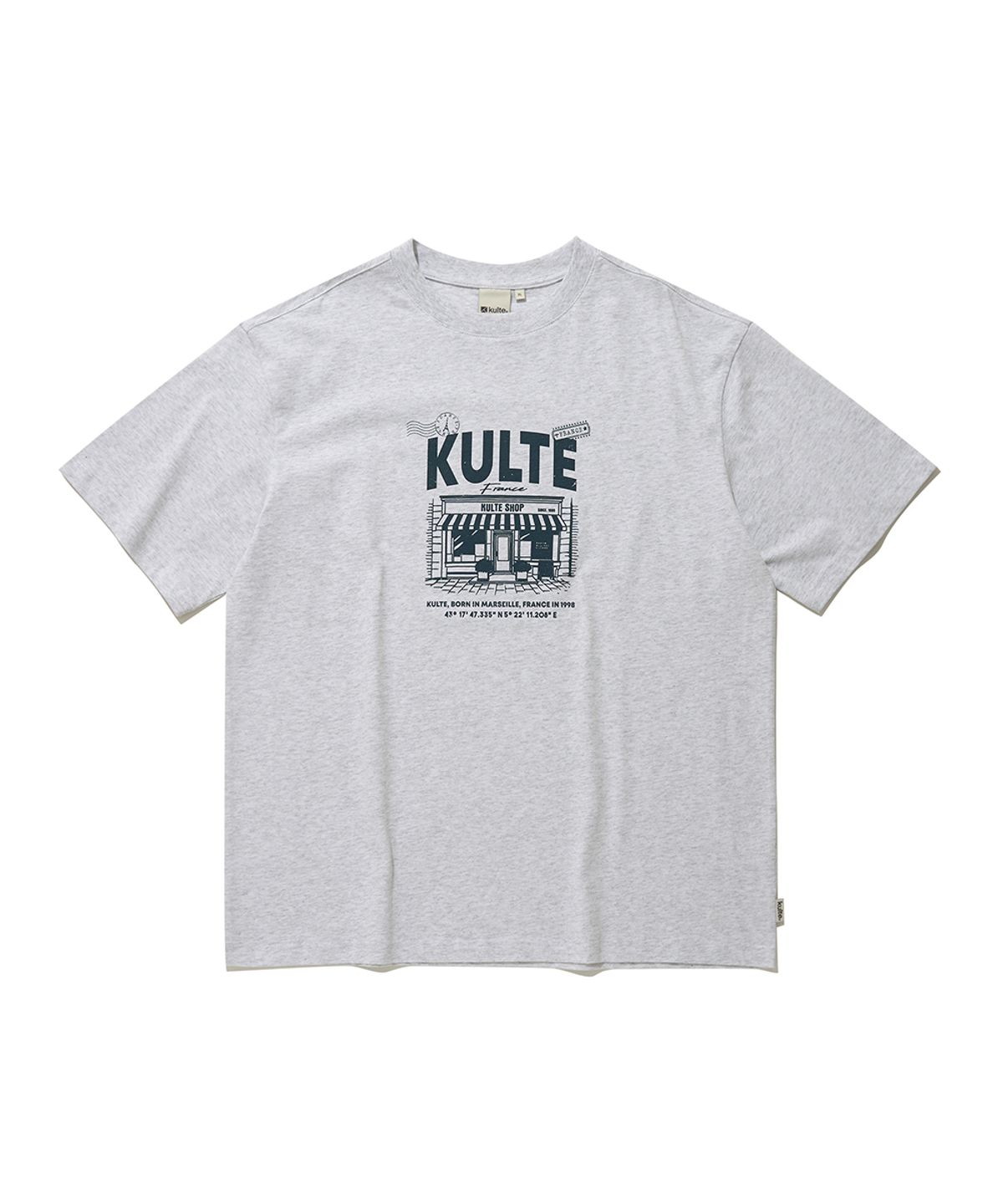 쿨트(KULTE) KULTE SHOP T-SHIRT_L.M.GREY