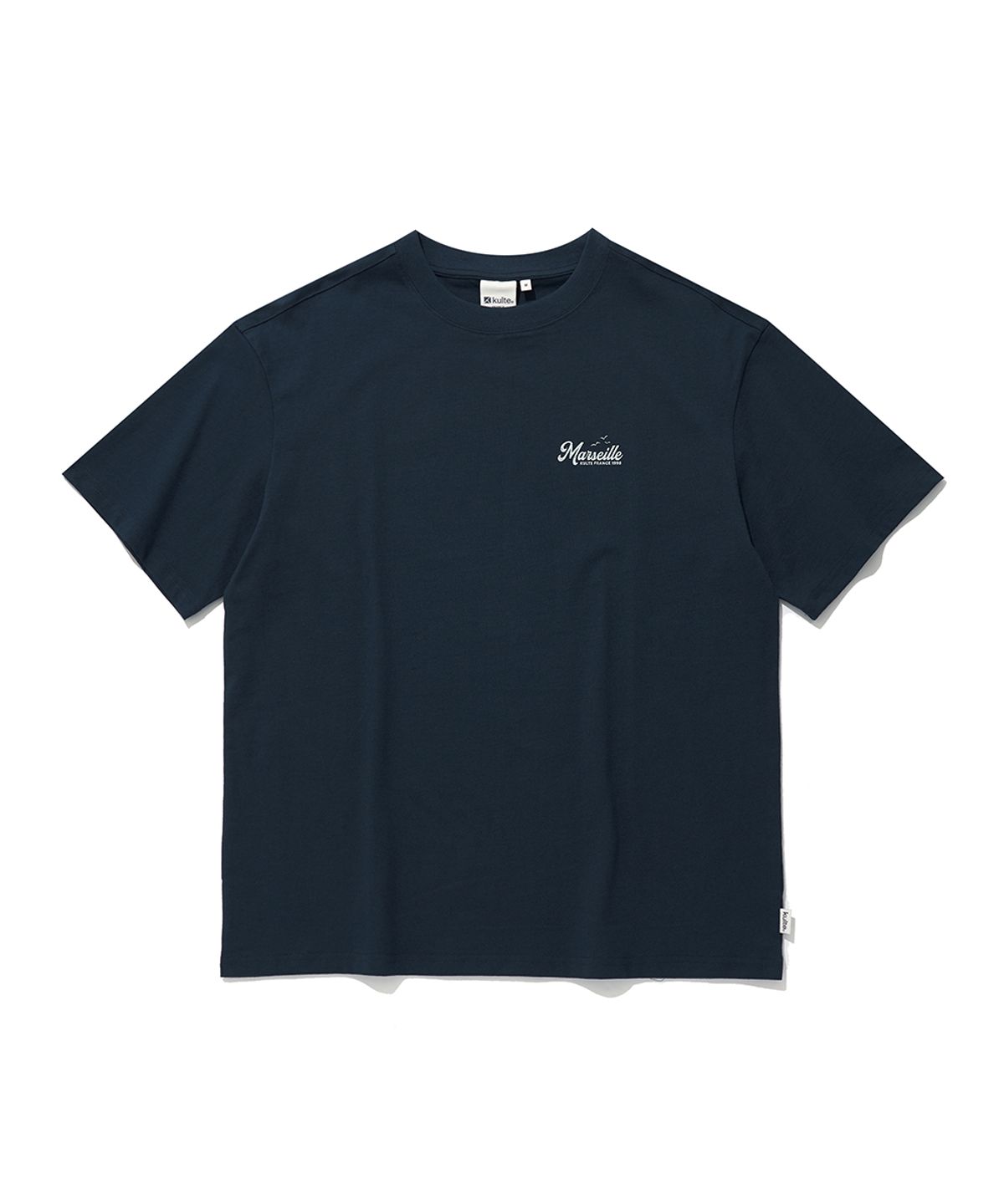 쿨트(KULTE) MARSEILLE PALM TREE T-SHIRT_D.NAVY