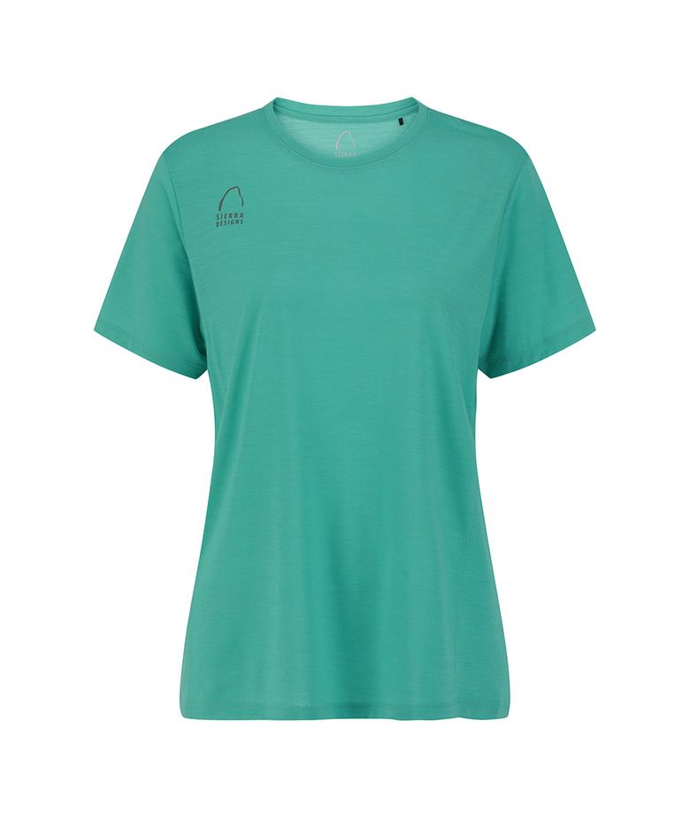 W) 시에라 울(SIERRA WOOL) 숏슬리브 BLUE GREEN