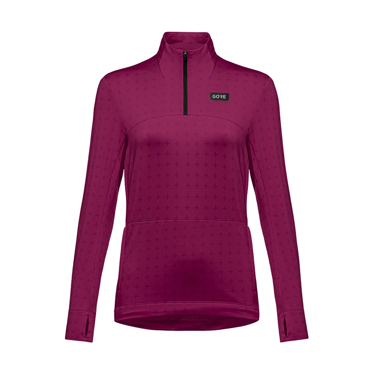 고어웨어(GOREWEAR) 에브리데이 써모 1/4 집업 우먼 - 프로세스 퍼플 (여성용) 터틀넥