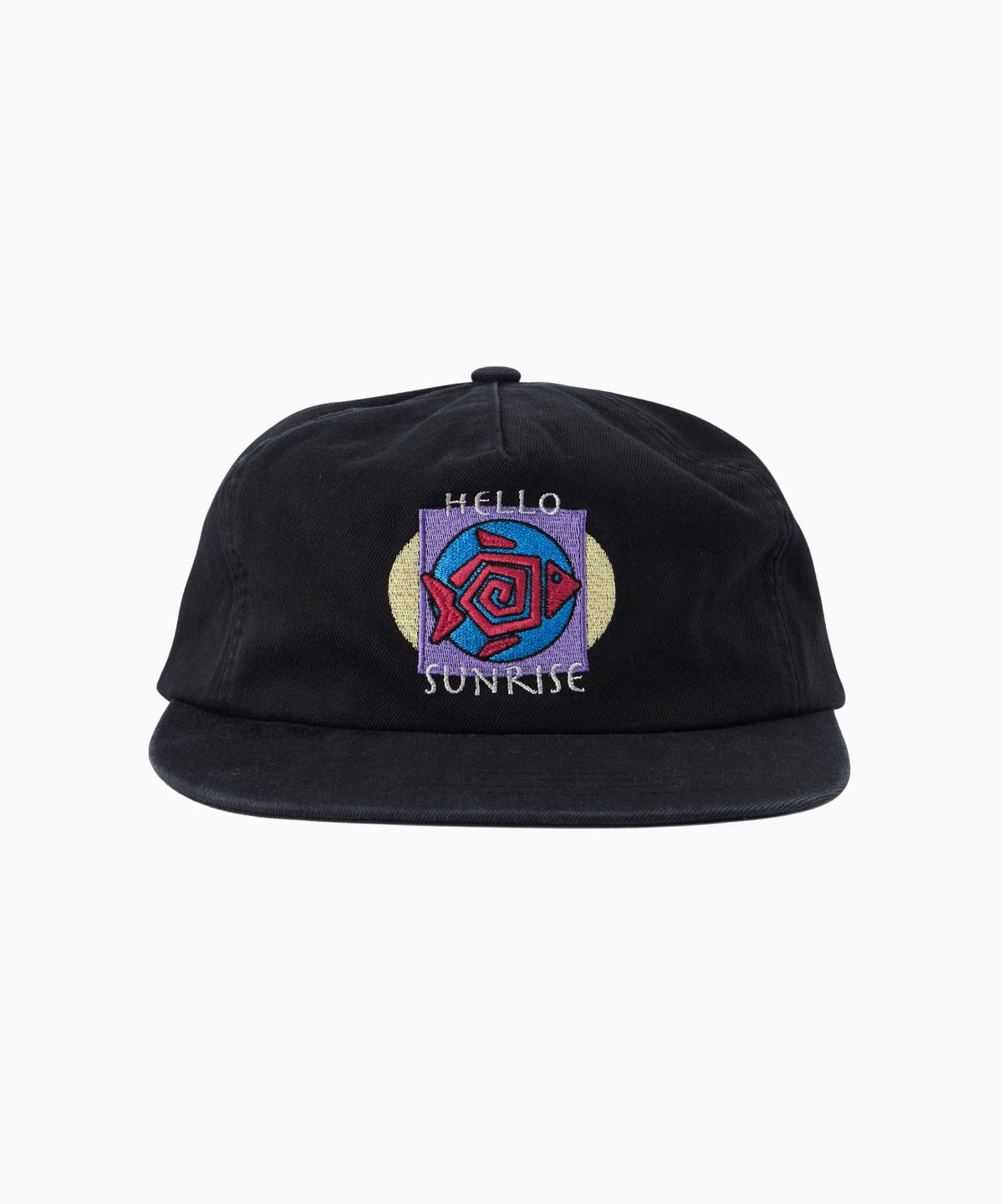 헬로 선라이즈(HELLO SUNRISE) HS Fish Logo RX Fit 5P Cap_Black