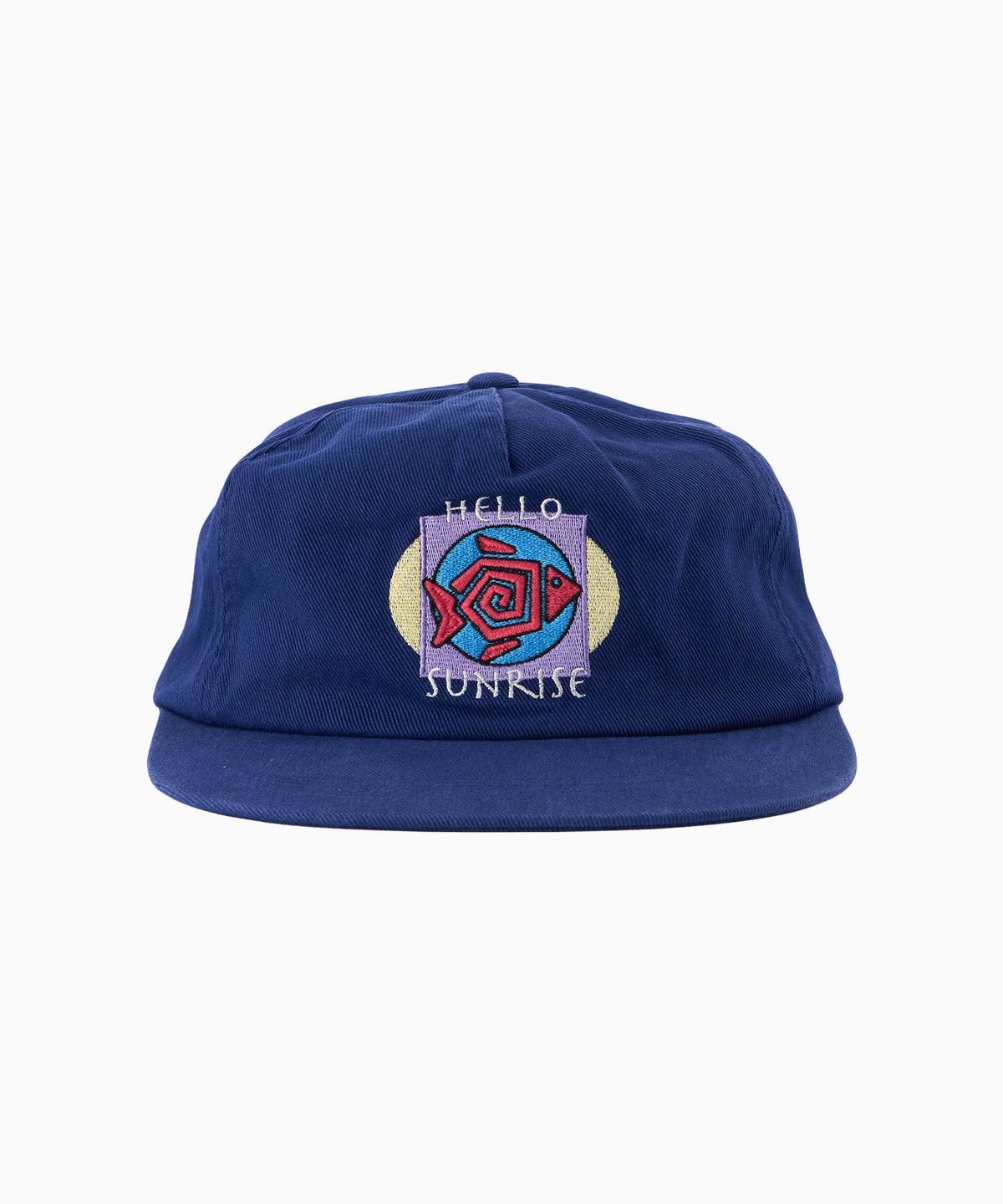 헬로 선라이즈(HELLO SUNRISE) HS Fish Logo RX Fit 5P Cap_Navy