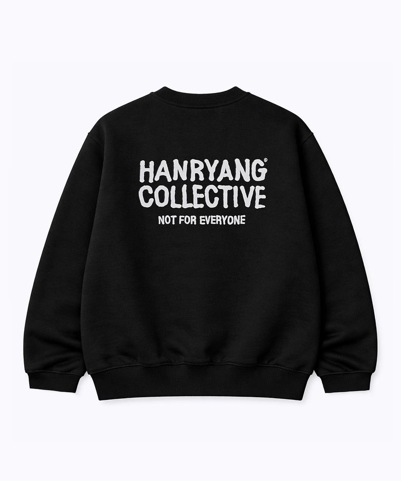HR S-LINE LOGO CREW SWEAT BLACK