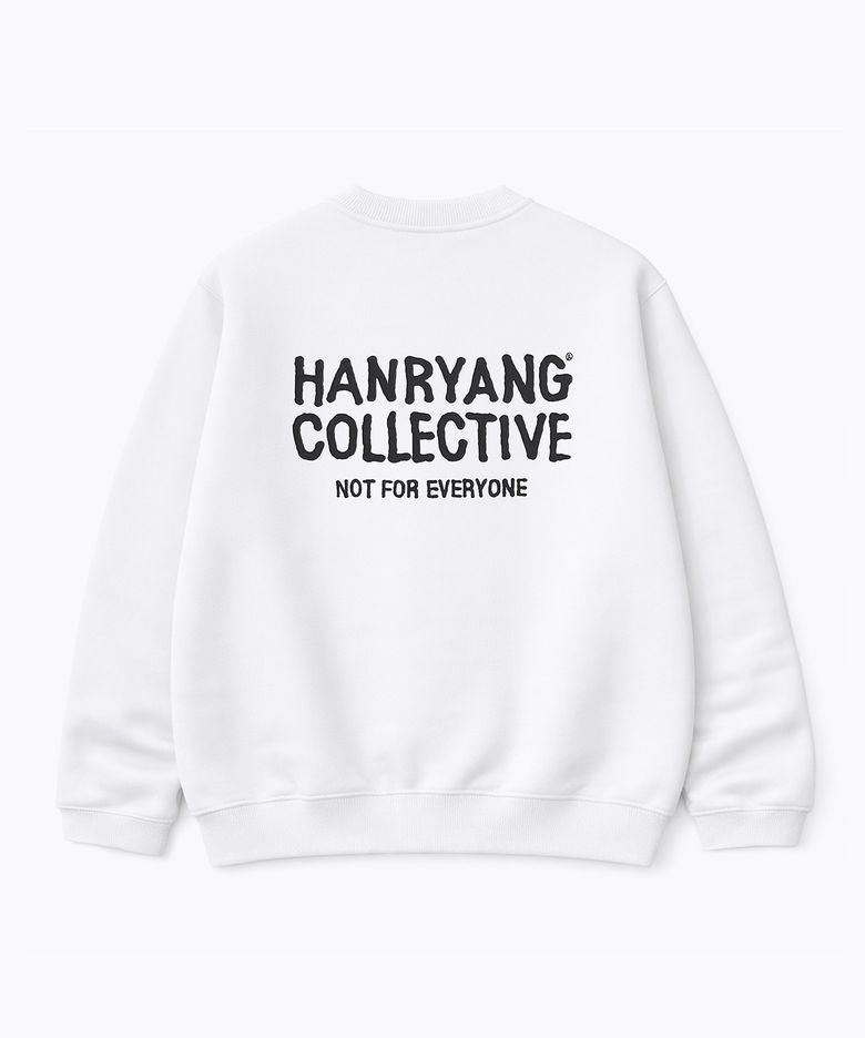 HR S-LINE LOGO CREW SWEAT WHITE