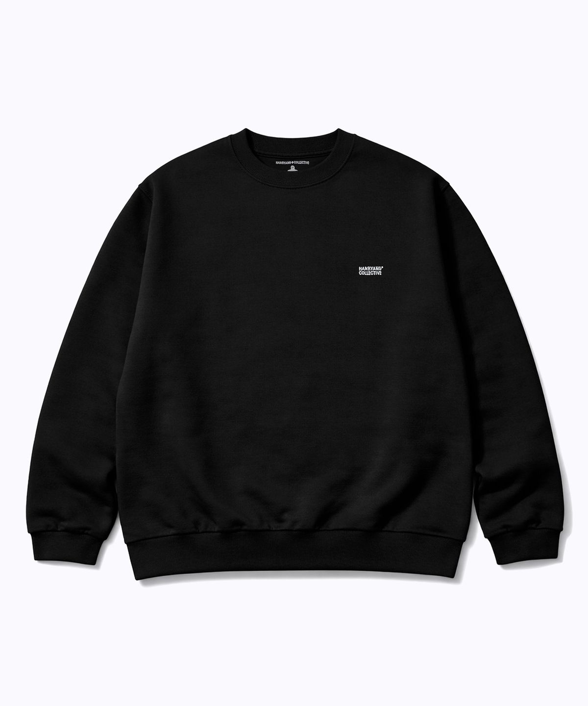 한량 컬렉티브(HANRYANG COLLECTIVE) HR S LOGO CREW SWEAT BLACK