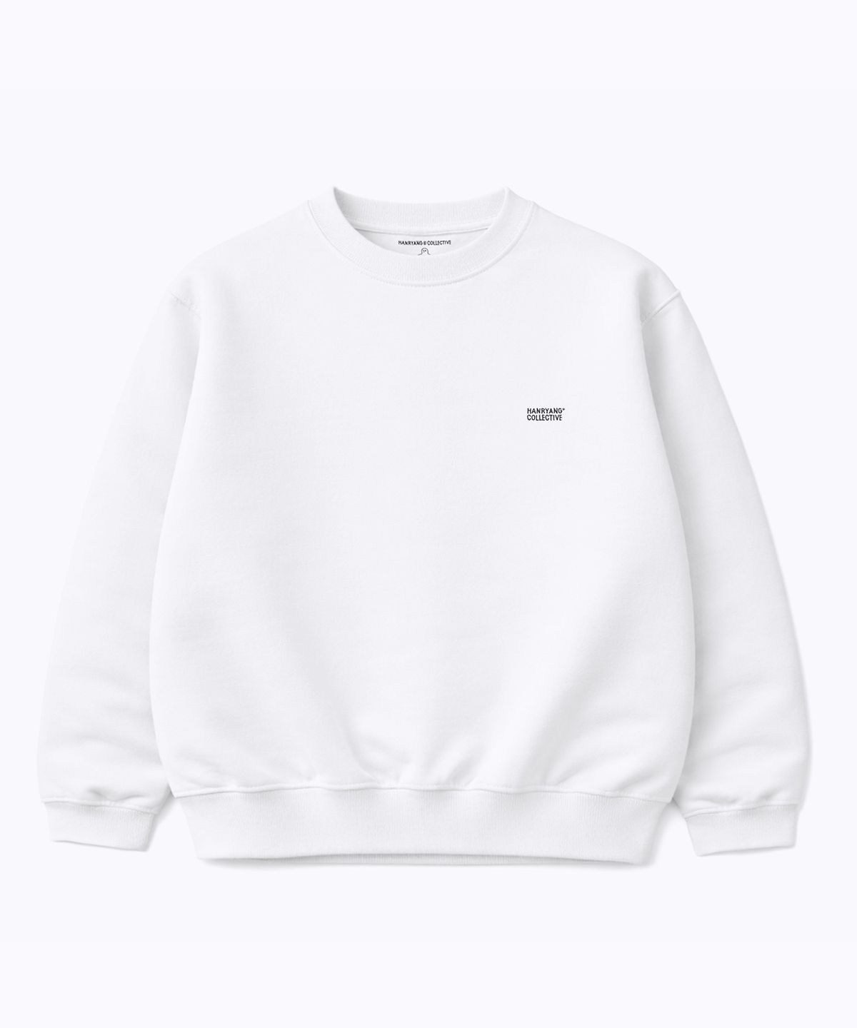 한량 컬렉티브(HANRYANG COLLECTIVE) HR S LOGO CREW SWEAT WHITE