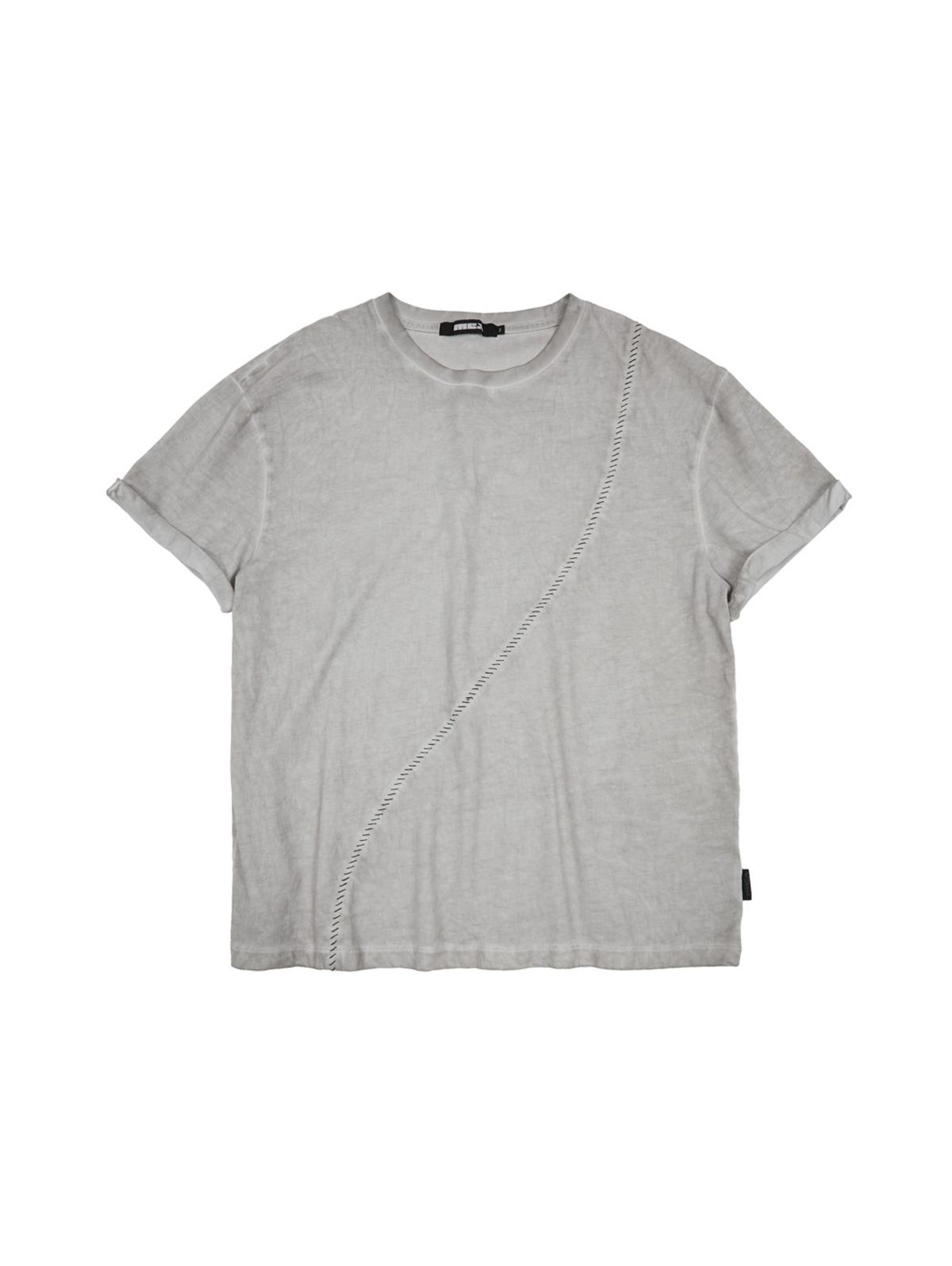 메아(MEA) VINTAGE WASHED STITCH T-SHIRT [ASH]