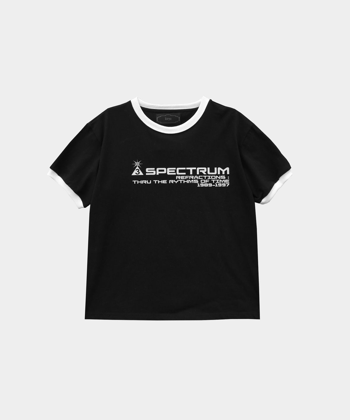 키류(KIRYU) SPECTRUM RINGER T-SHIRT_BLACK