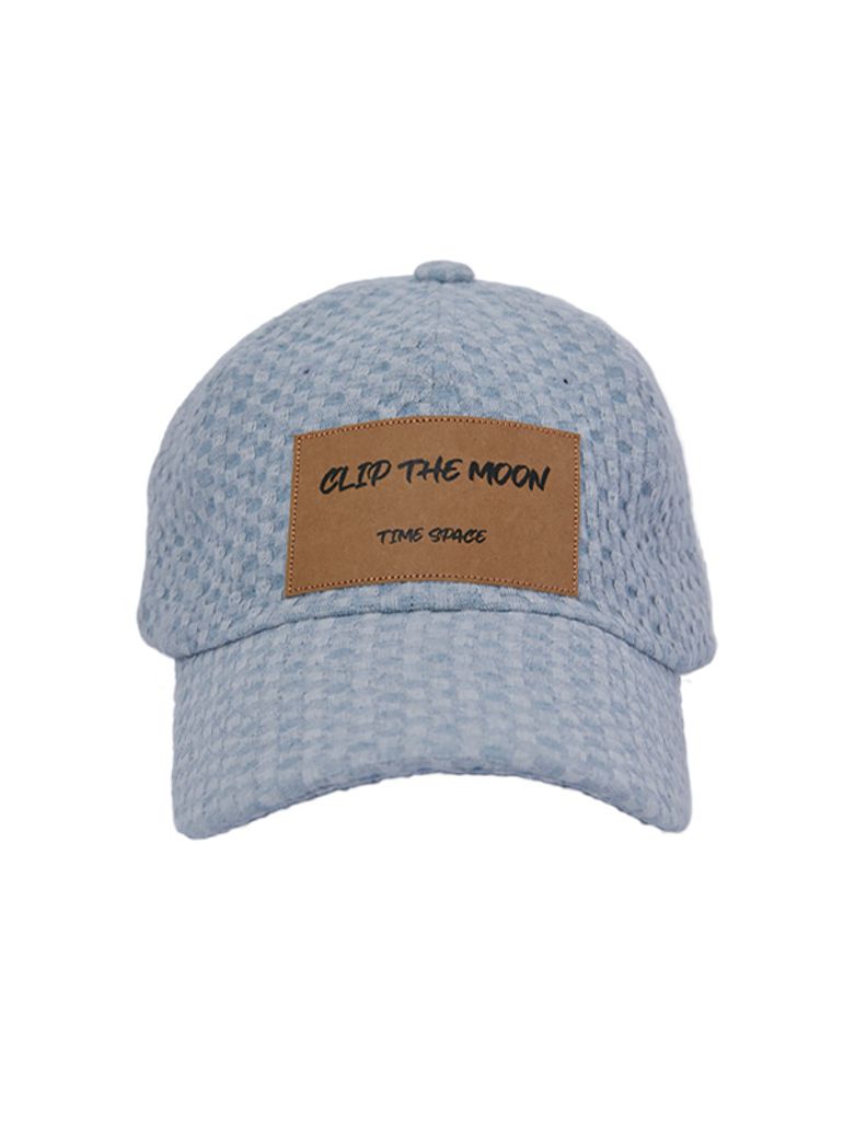 Paper Label Grid Hazy Blue