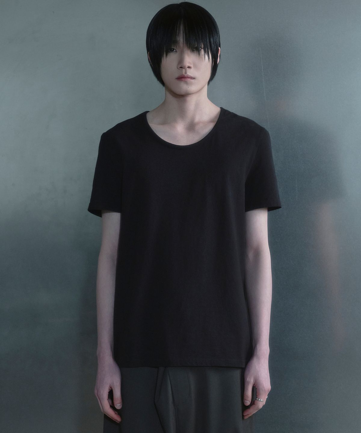 키류(KIRYU) U NECK T-SHIRT_BLACK