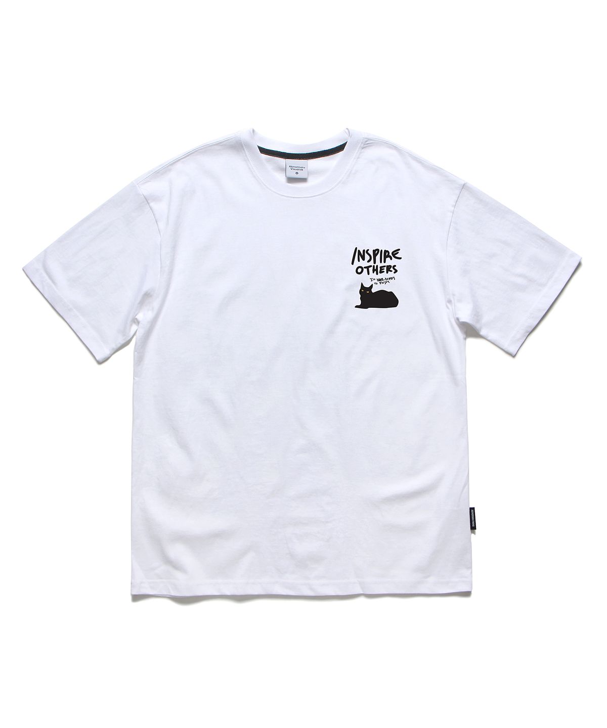 앱놀머씽(ABNORMALTHING) 인스파이어 오버핏 티셔츠 화이트 (INSPIRE T-SHIRT WHITE)