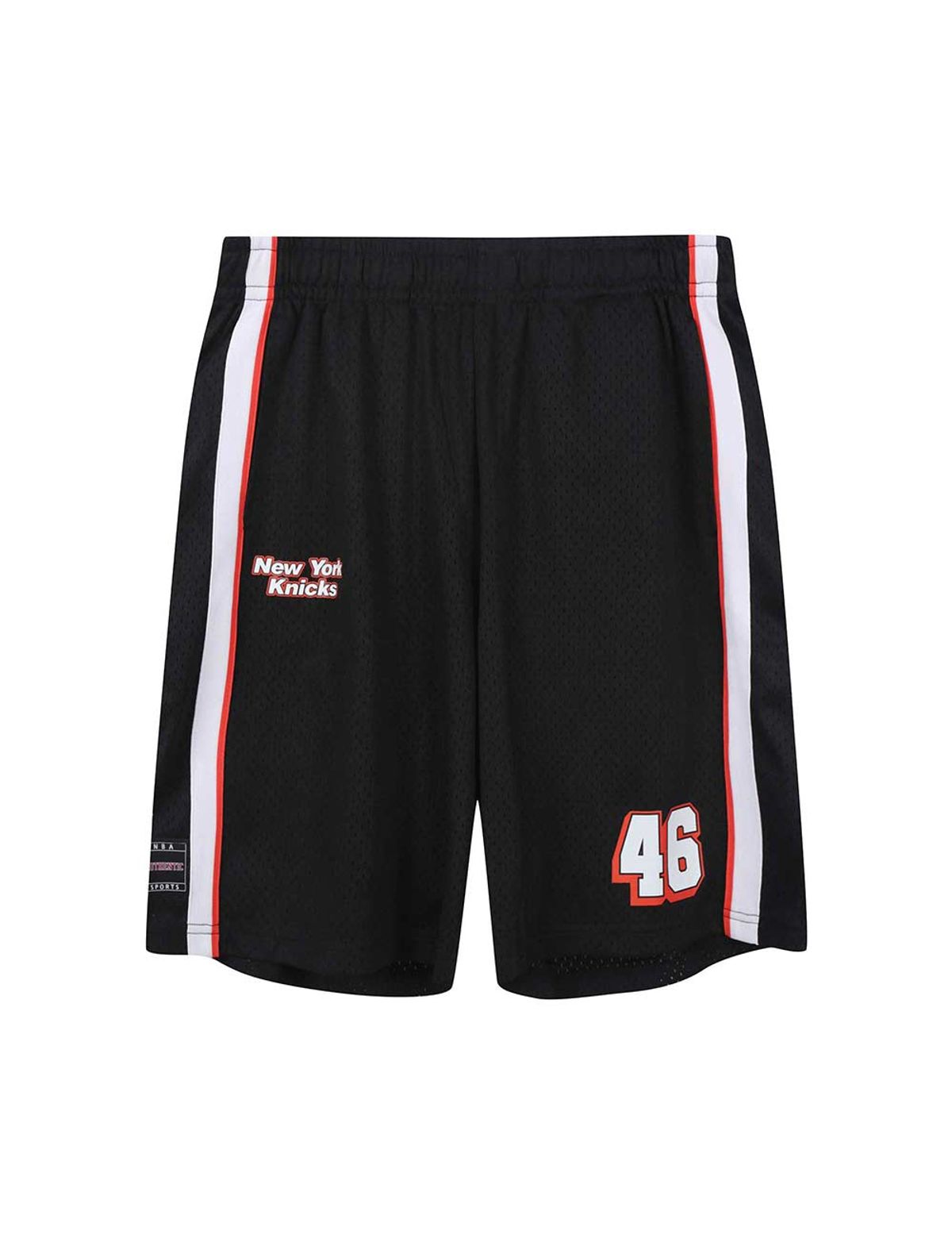 엔비에이(NBA) 어센틱 유니폼 하프 메쉬 팬츠 블랙