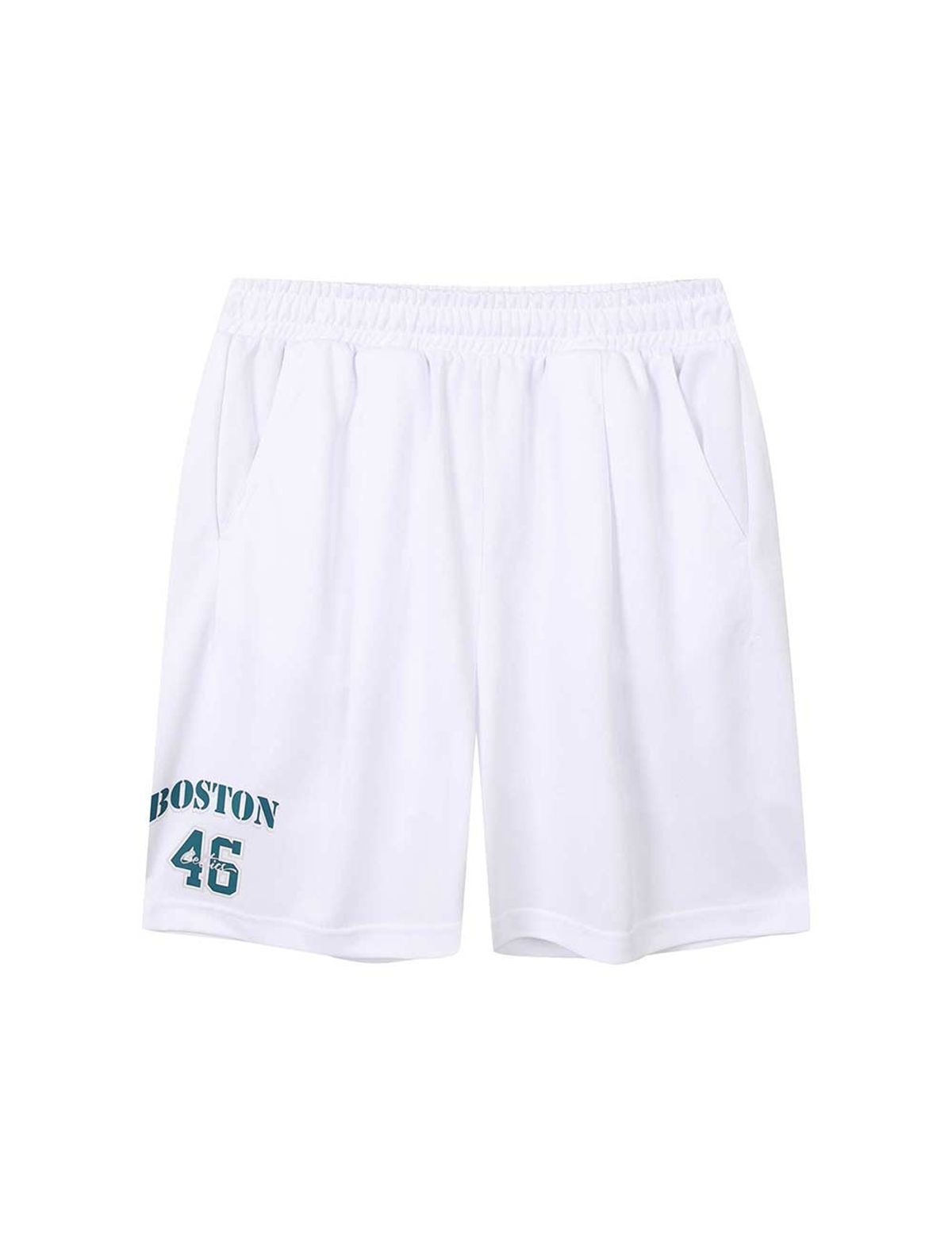 엔비에이(NBA) 하프 메쉬 팬츠 화이트