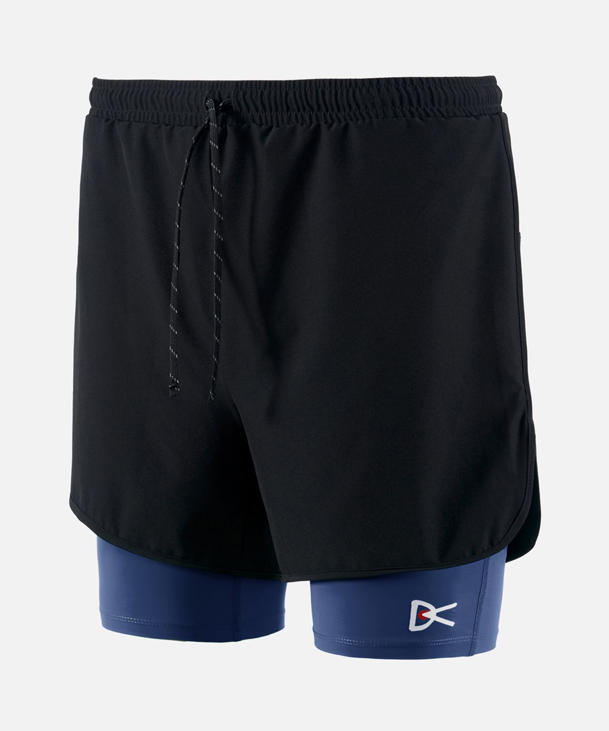 디스트릭트 비전(DISTRICT VISION) Layered Pocketed Trail Shorts (Black/Nav