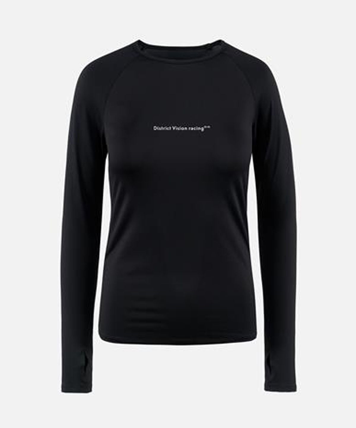 디스트릭트 비전(DISTRICT VISION) Ultralight Aloe Long Sleeve Tee (Black)