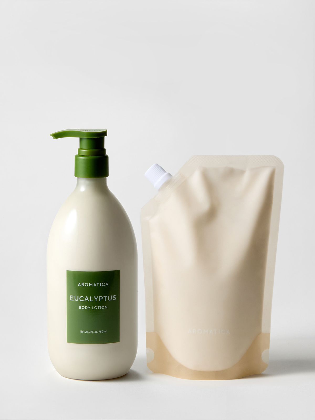 아로마티카(AROMATICA) 유칼립투스 바디로션 750ML & 리필 500ML