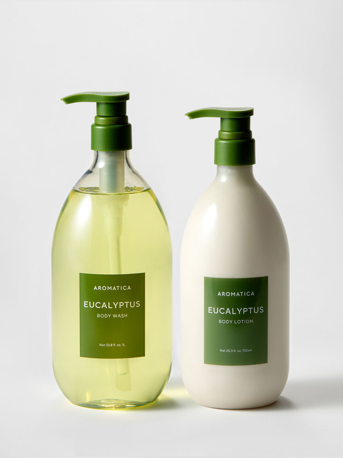 아로마티카(AROMATICA) 유칼립투스 바디워시 1L & 바디로션 750ML