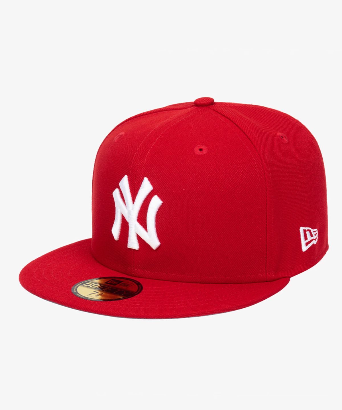 뉴에라(NEW ERA) MLB 뉴욕 양키스 베이직 피티드캡 스칼렛