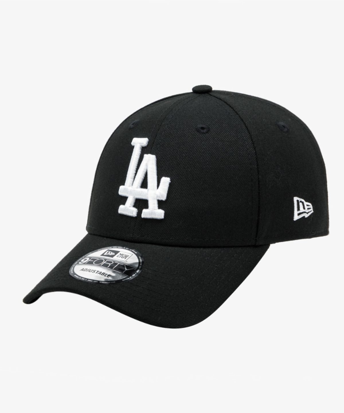 뉴에라(NEW ERA) MLB 화이트 온 블랙 LA 다저스 볼캡 블랙