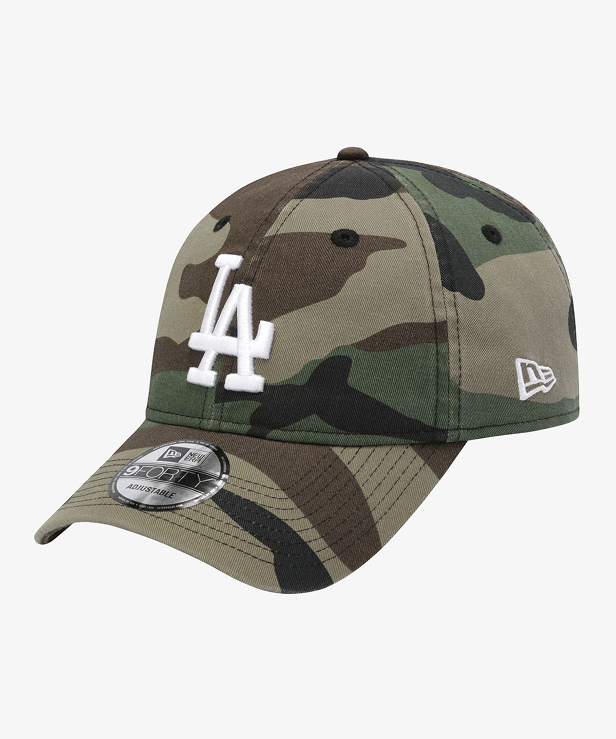 뉴에라(NEW ERA) MLB LA 다저스 베이직 언스트럭쳐 볼캡 우드랜드