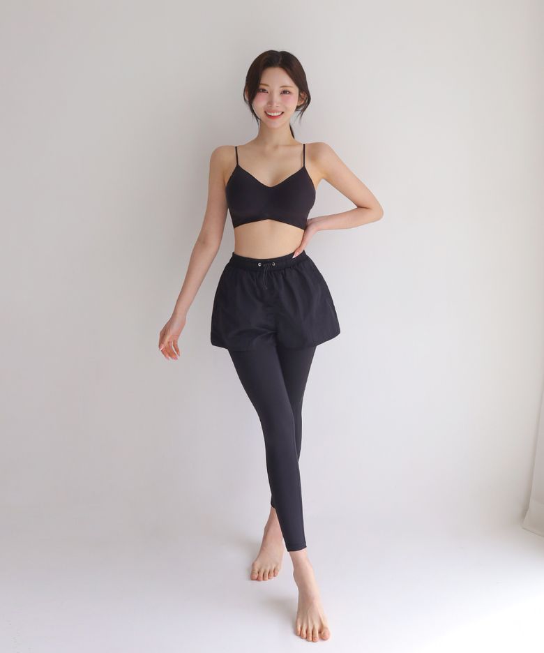 플립 팬츠 워터레깅스 롱버전