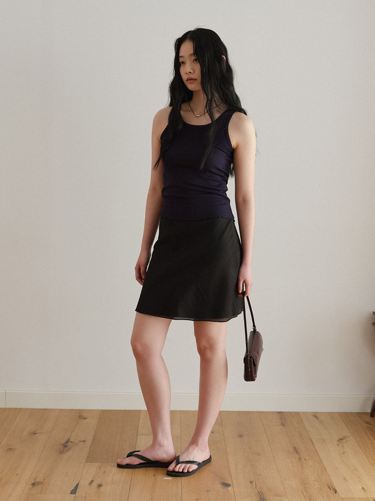 헌치(HUNCH) Minimal Layered Skirt