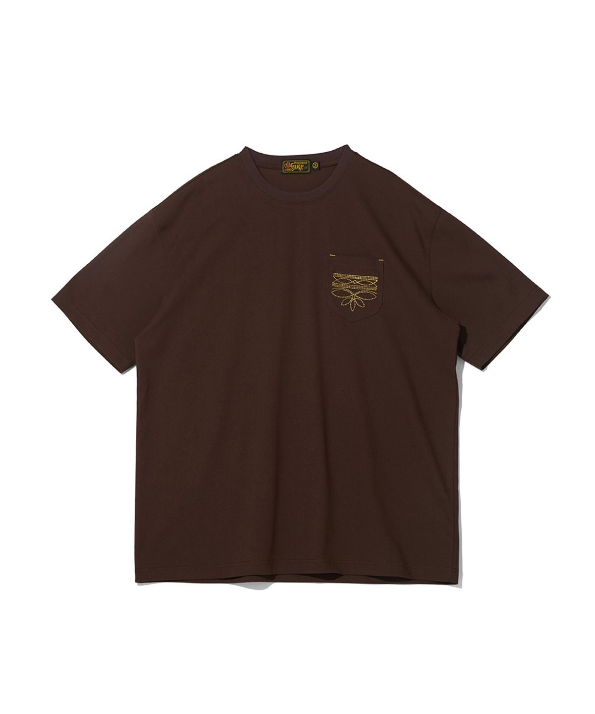 오가프(OGARP) Pocket Signature Tee Brown