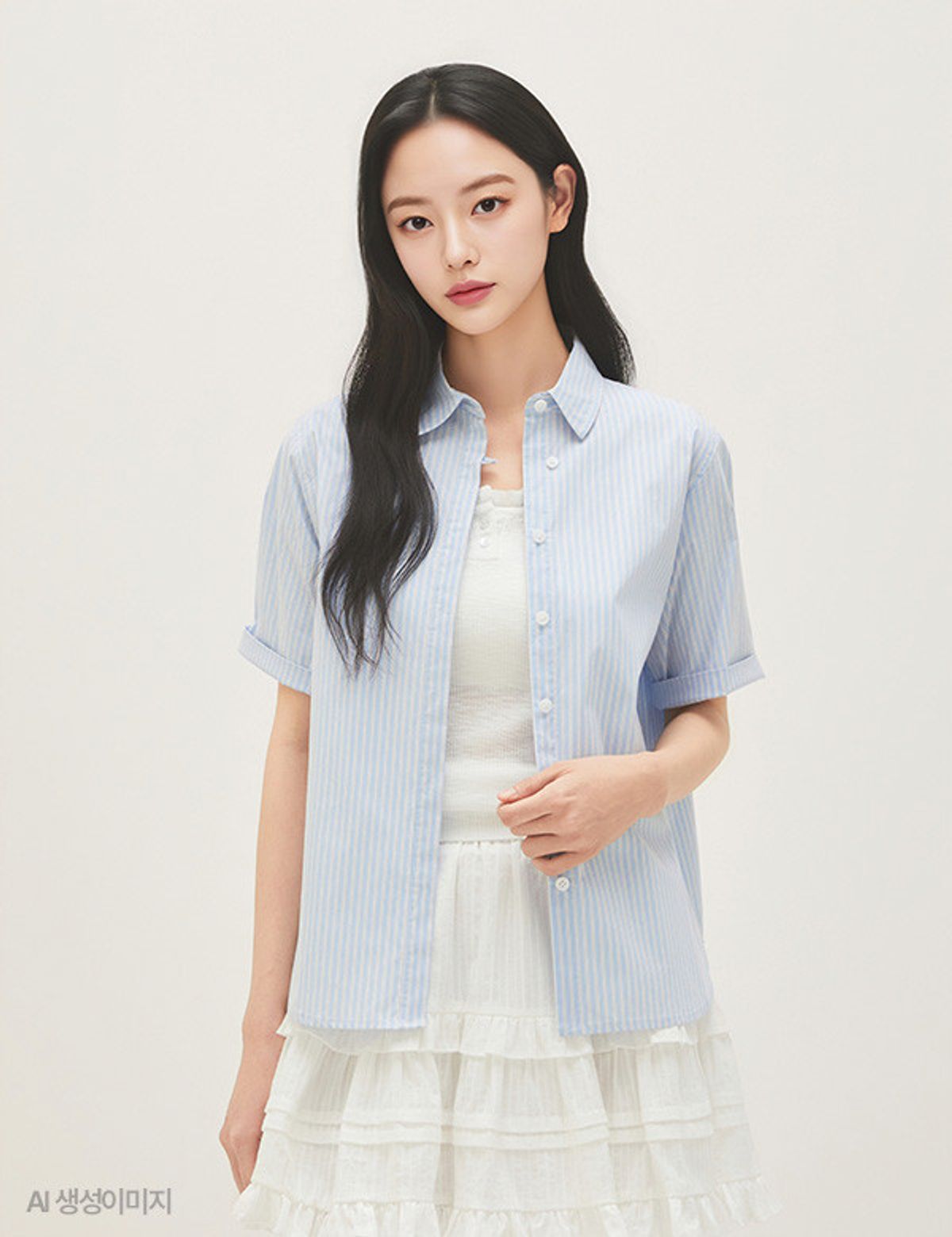로엠(ROEM) 올데이 반팔 셔츠 RMYWG25R11