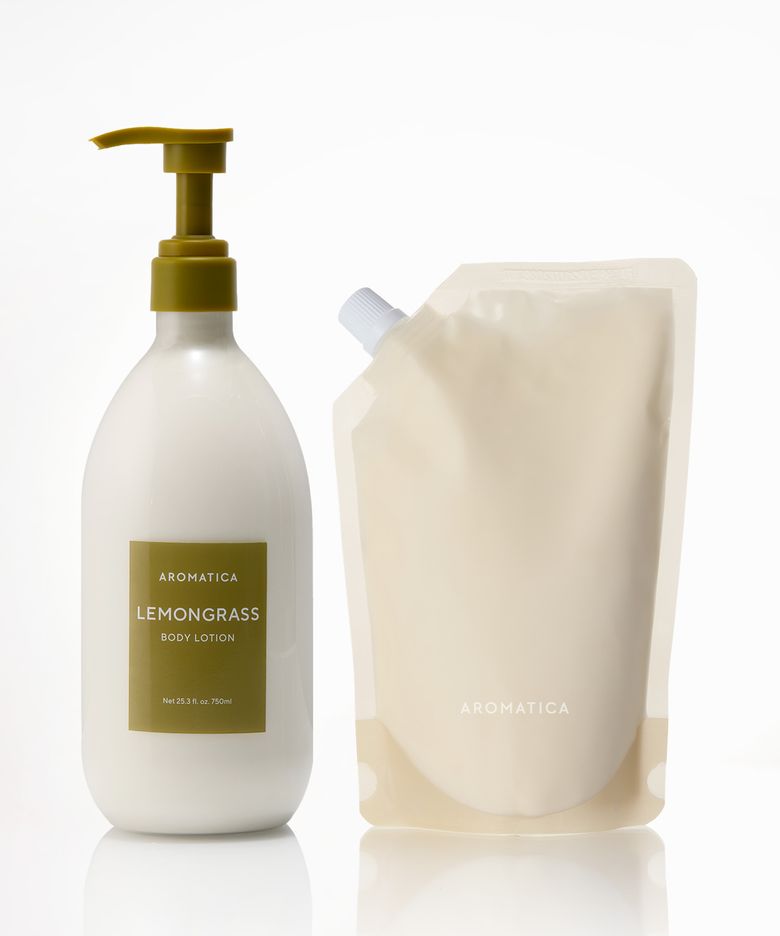 [대용량] 레몬그라스 바디로션 본품&리필 세트 (750ML+500ML)