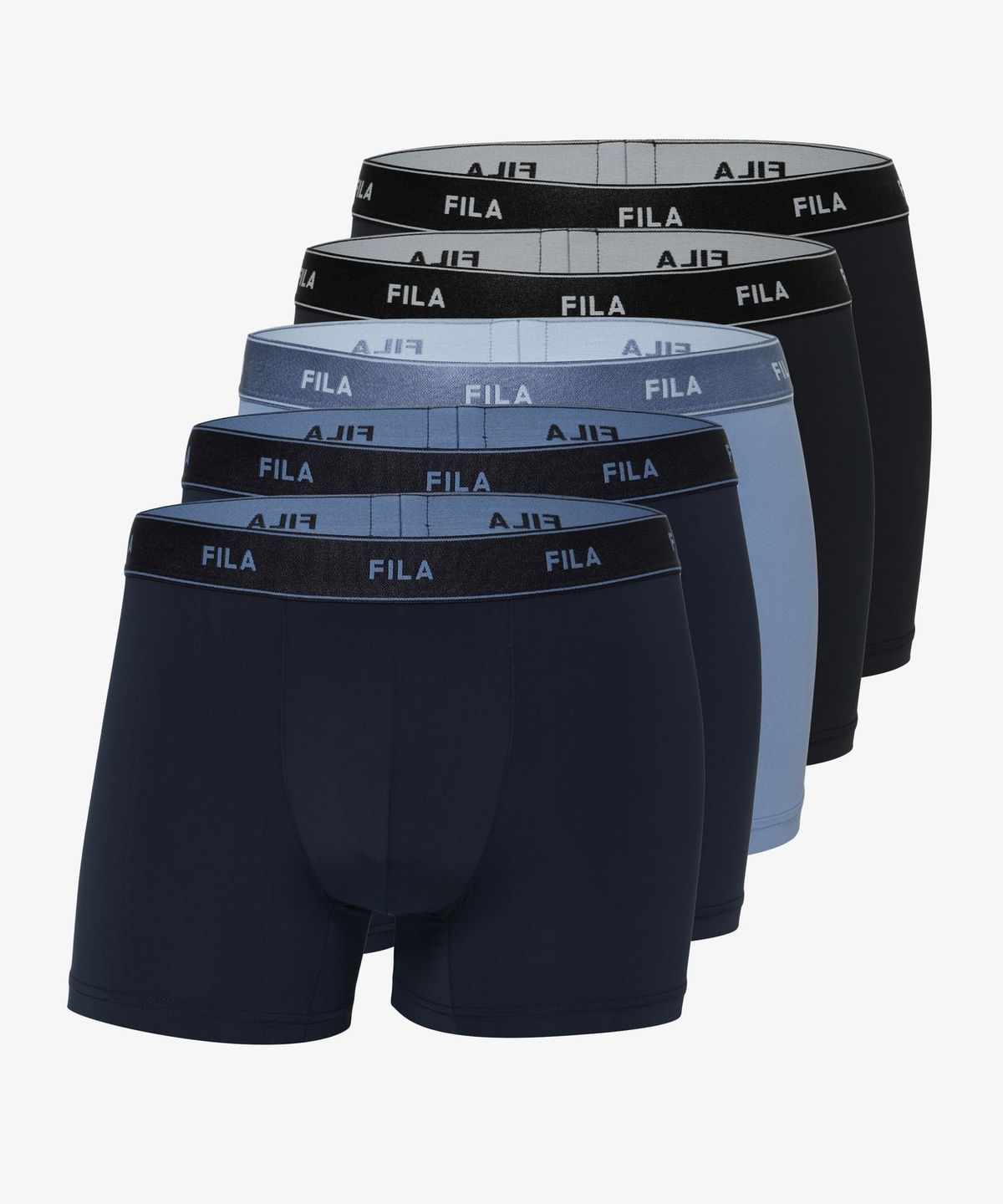 휠라언더웨어(FILA UNDERWEAR) 쿨웨이브 남성 드로즈 5PACK (블루)(FI261DR01M012452)