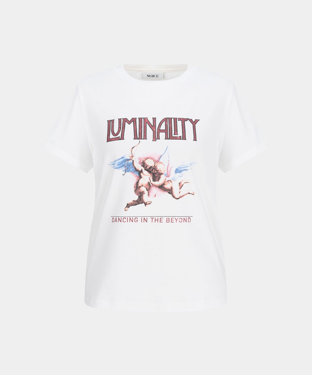 노이스(NOICE) W LUMINALITY GRAPHIC T-SHIRT - OFF WHITE