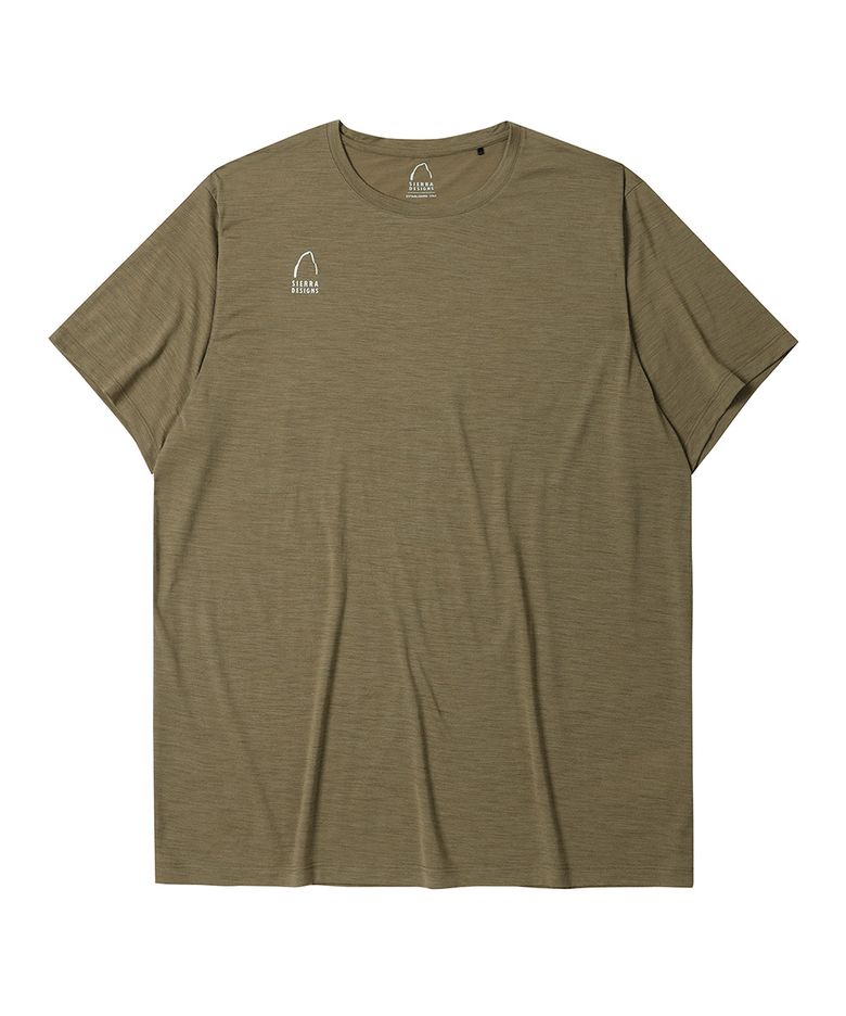 시에라 울(SIERRA WOOL) 포레스트 숏슬리브 LIGHT BROWN