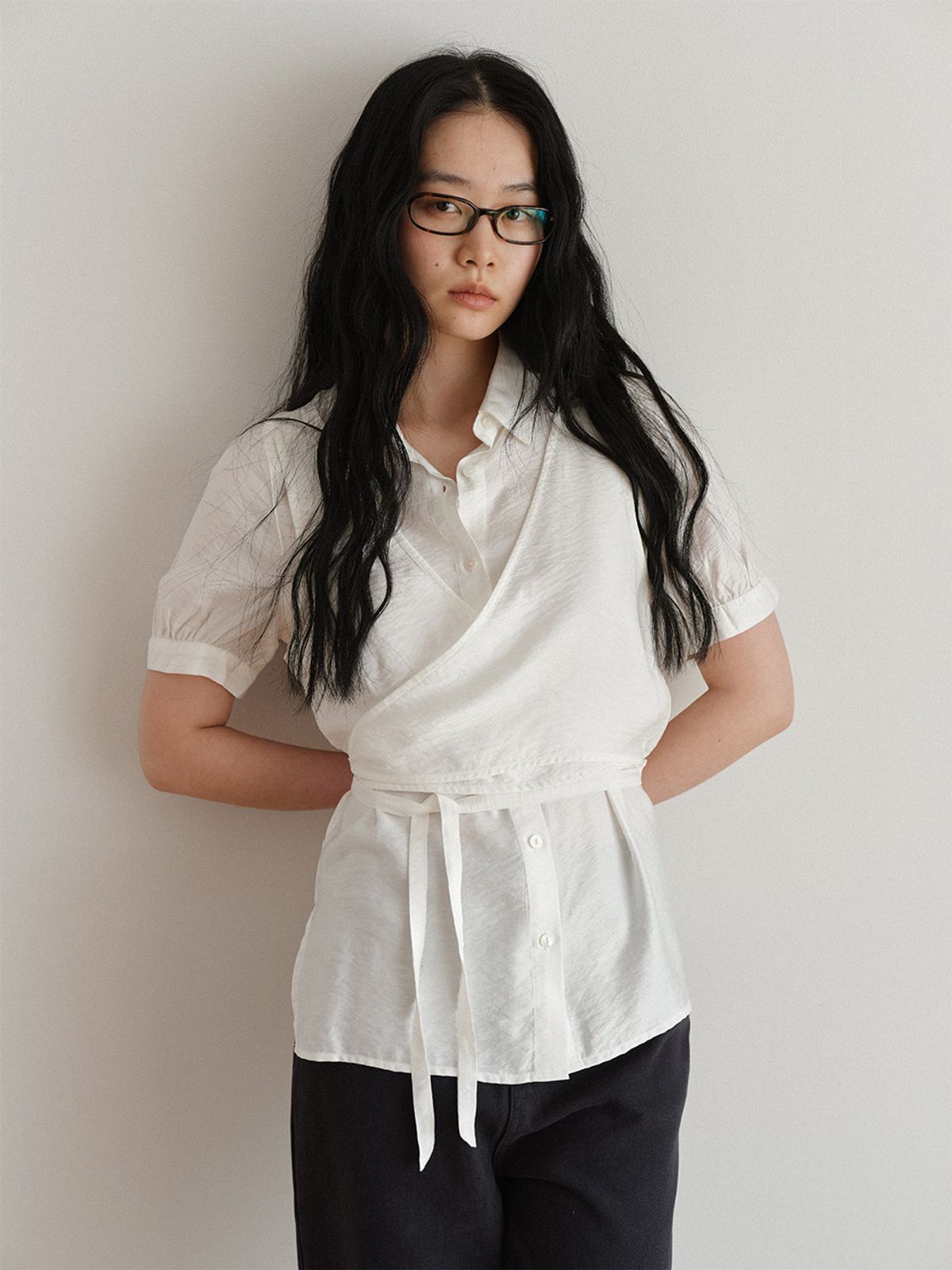 헌치(HUNCH) Layered Shirt Blouse (3color)