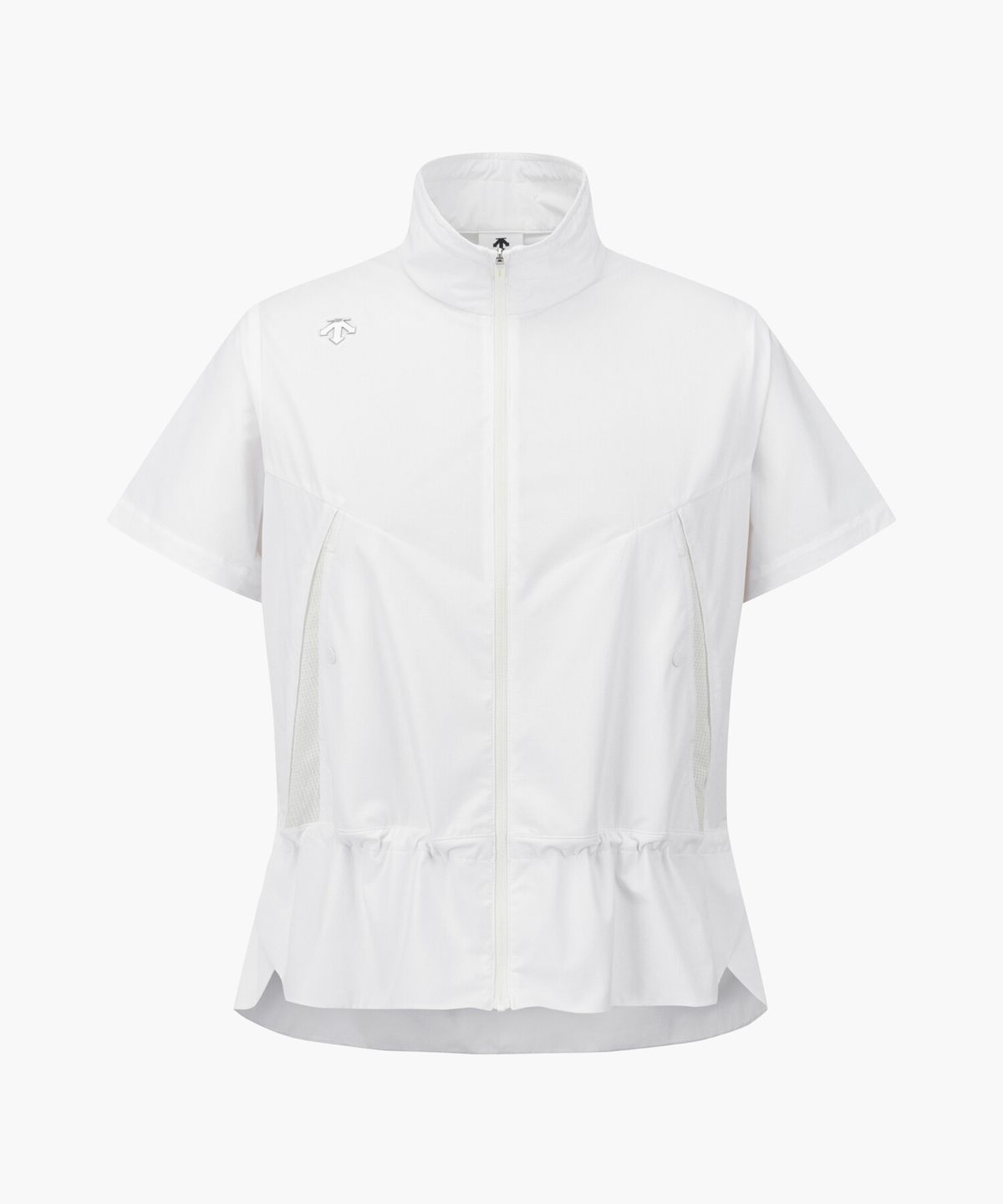 데상트 골프(DESCENTE GOLF) 여성 하이넥 중기장 반팔 점퍼  DR22WFBL47