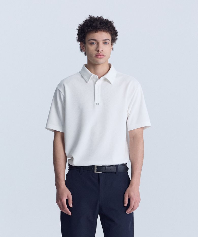 AIR WAFFLE POLO WHITE