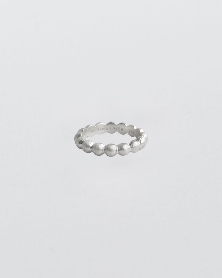 Matte Bubble Ring (silver925)